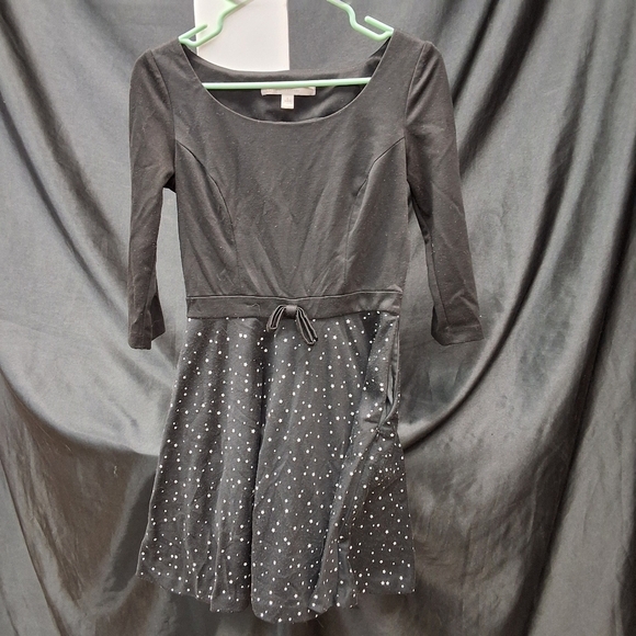 LC Lauren Conrad Black and White Fit and Flare Dress - Picture 7 of 9